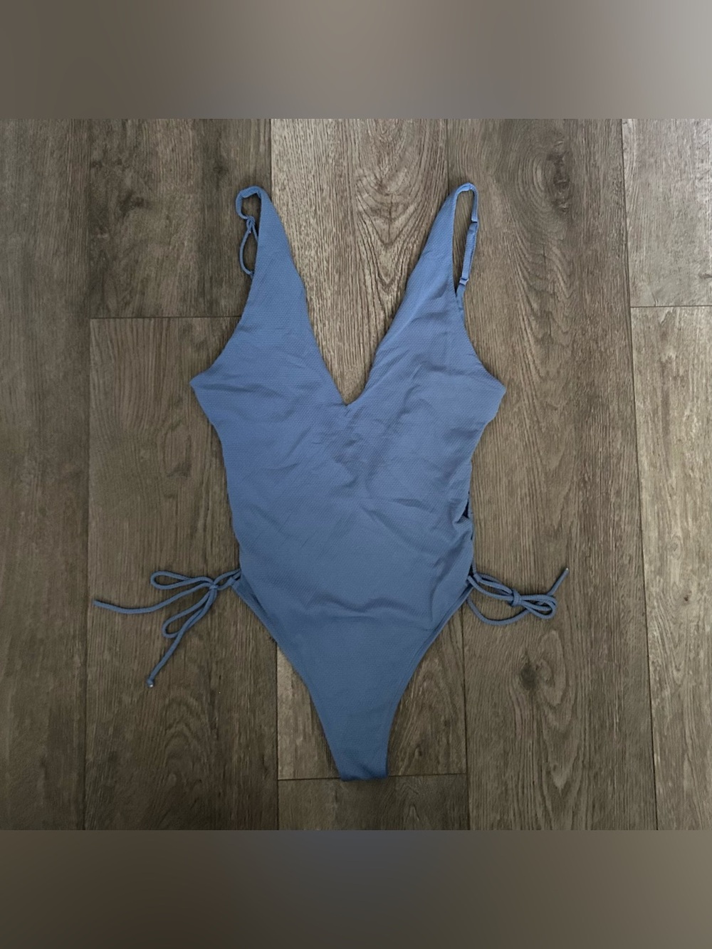 Aerie V-Neck Ribbed One Piece Swimsuit Size XL